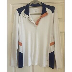 Lohla Sport Charlotte Womans Golf Shirt Sz L Long Sleeve Active Wear Performance